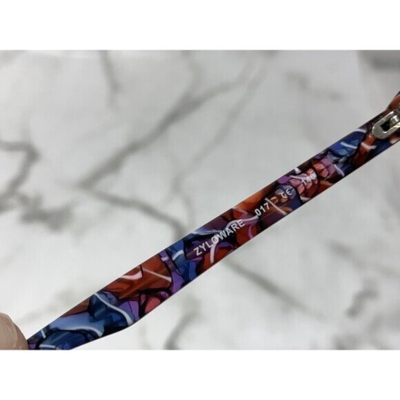 LEON MAX Zyloware 4041  017 140 Multicolored Women's Glasses Frames - Picture 4 of 12